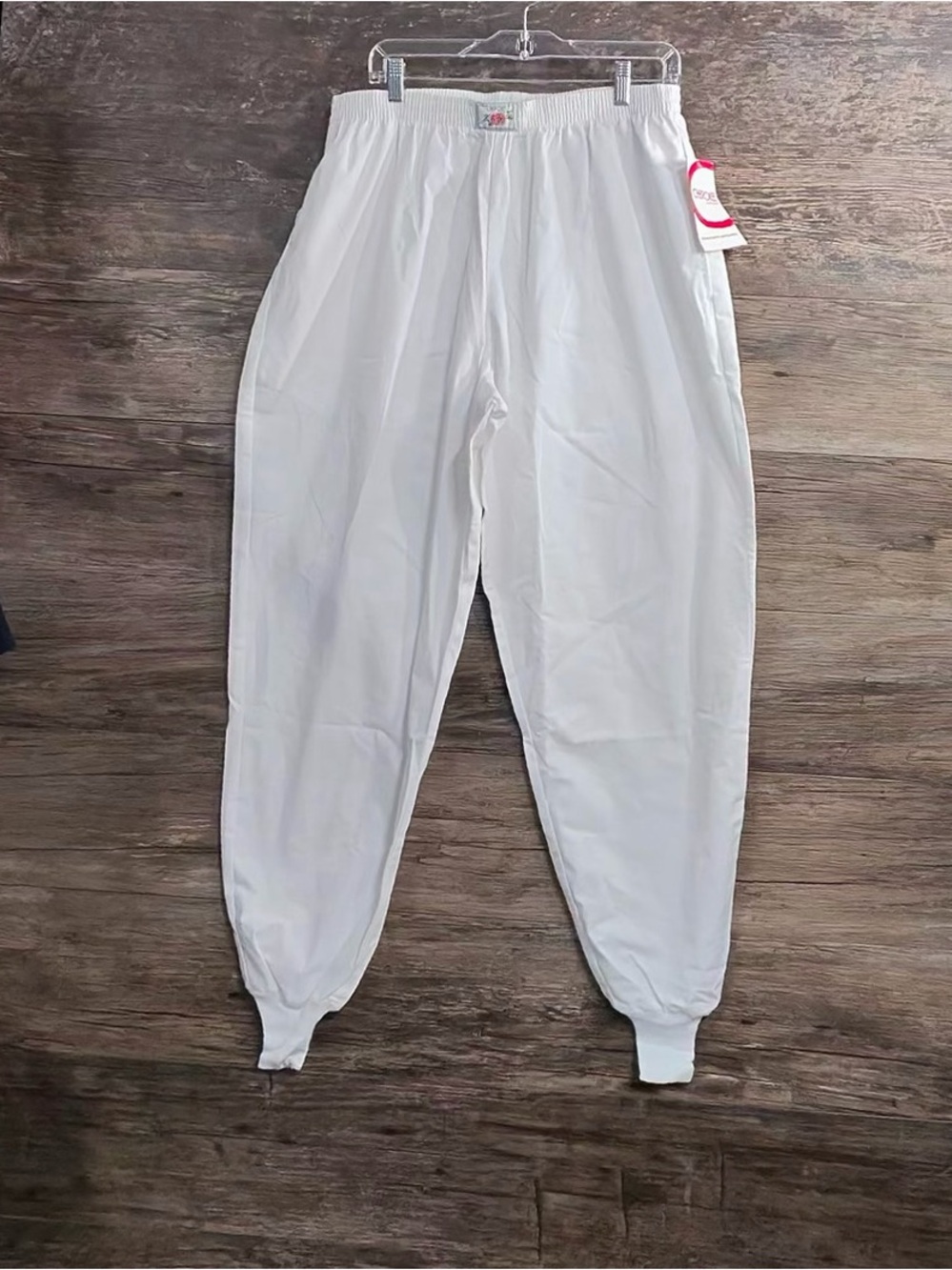 Cherokee Women’s White Jogger Scrub Pants